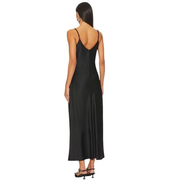 Sanctuary sold at Revolve, gorgeous black slip dress. Size M. Simple ellegance! - Picture 5 of 6